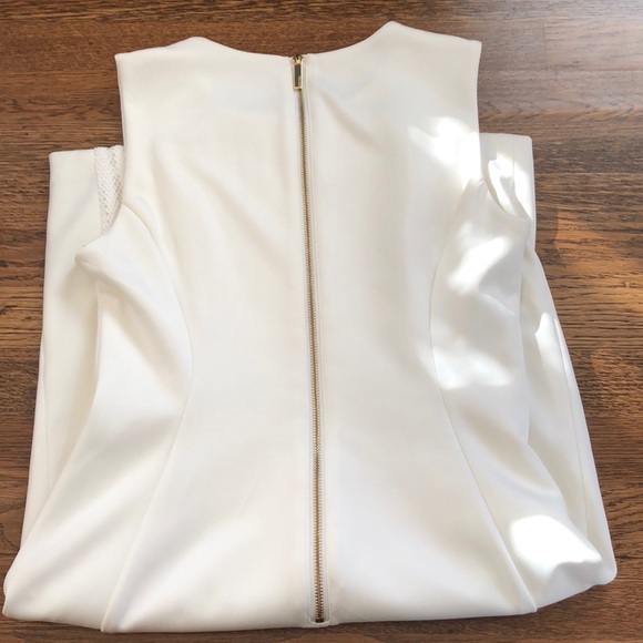 Calvin Klein White Sleeveless dress 6 - Picture 4 of 7